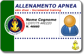 Apnea - Allenamento incrementale