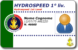 Corso Acqua Viva 1° - Hydrospeed 1° Livello