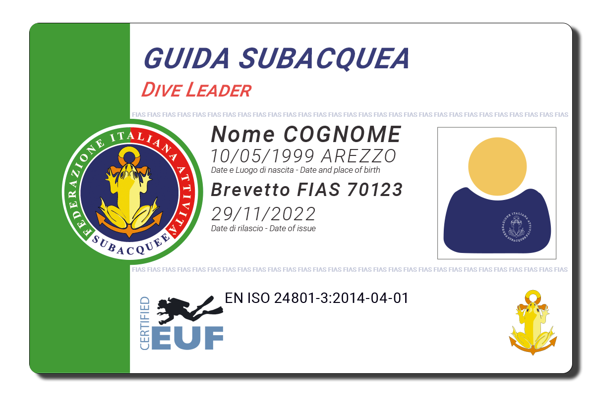 Guida Subacquea EN ISO 24801-3:2014-04-01