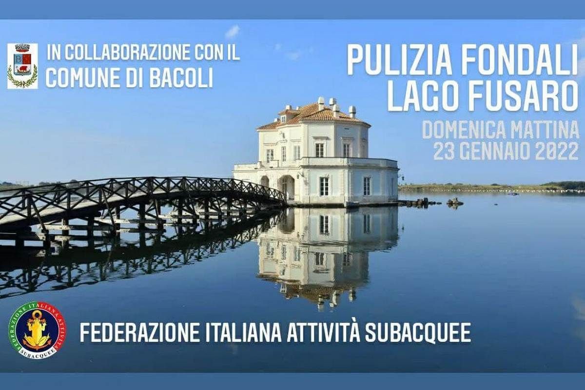 Domenica 23 pulizia fondali del lago Fusaro