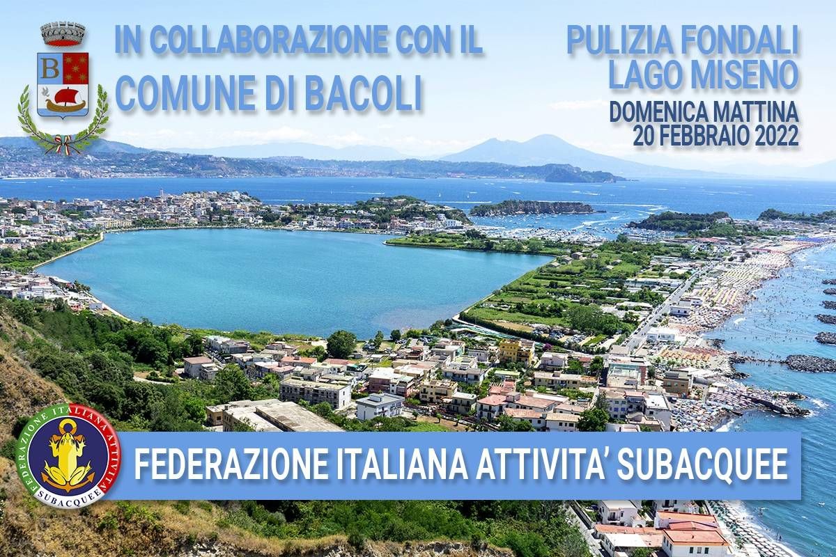 Domenica 20 febbraio pulizia dei fondali Lago Miseno