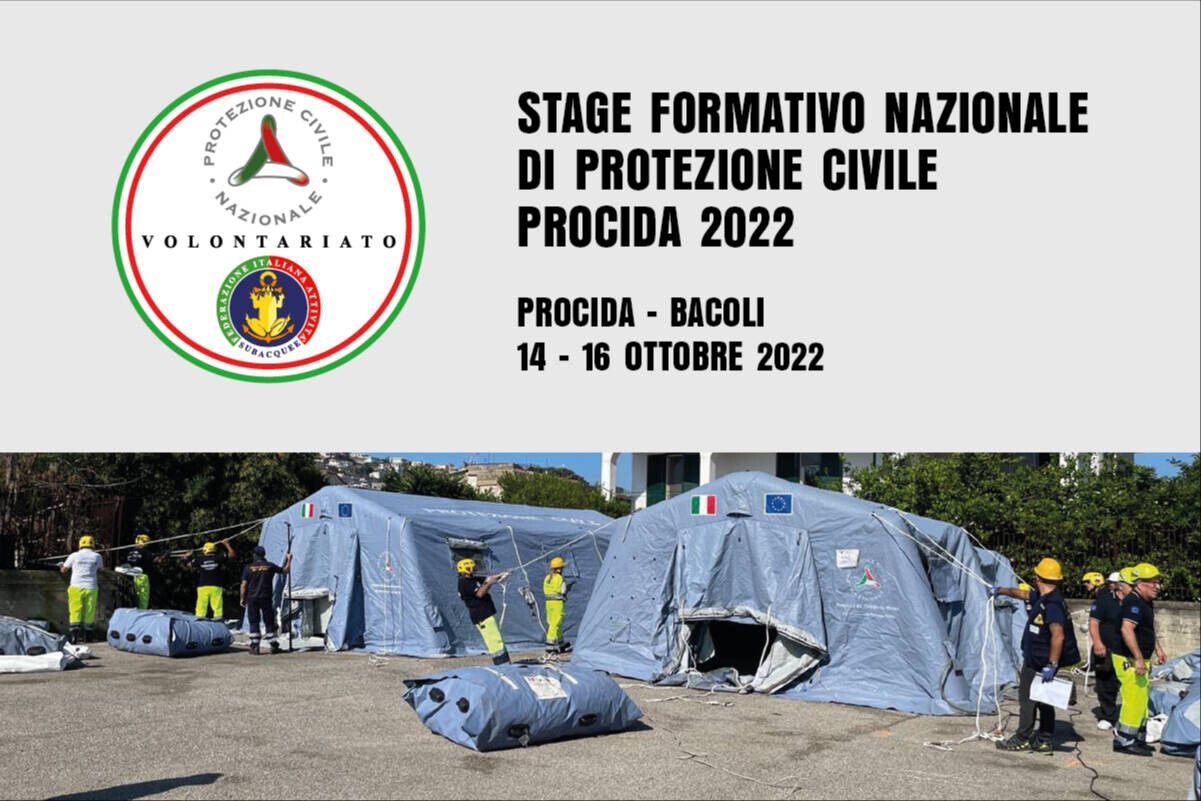 Stage formativo nazionale di Protezione Civile 2022